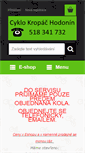 Mobile Screenshot of cyklokropac.cz